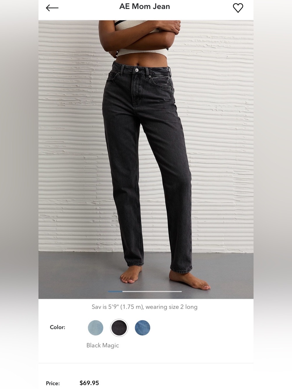 American Eagle Super High Rise Mom Jeans - Picture 1 of 4